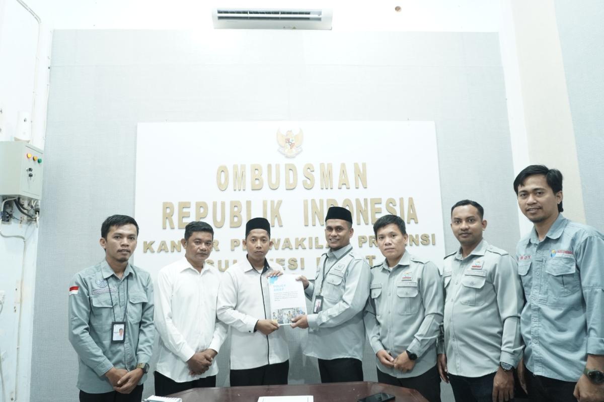 Ombudsman Sulbar Serahkan Policy Brief, Soroti Pelayanan PDAM Tirta Manakarra