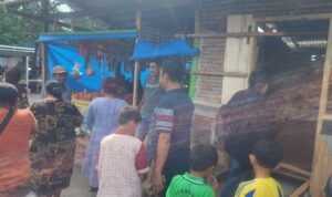 Sebuah Kios di Rusak Seorang Pria di Pasar Campalagian, Polisi Lakukan Penyelidikan