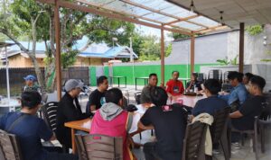 Sehari Setelah Menjabat, Dandim 1402/Polman Langsung Bertemu Awak Media