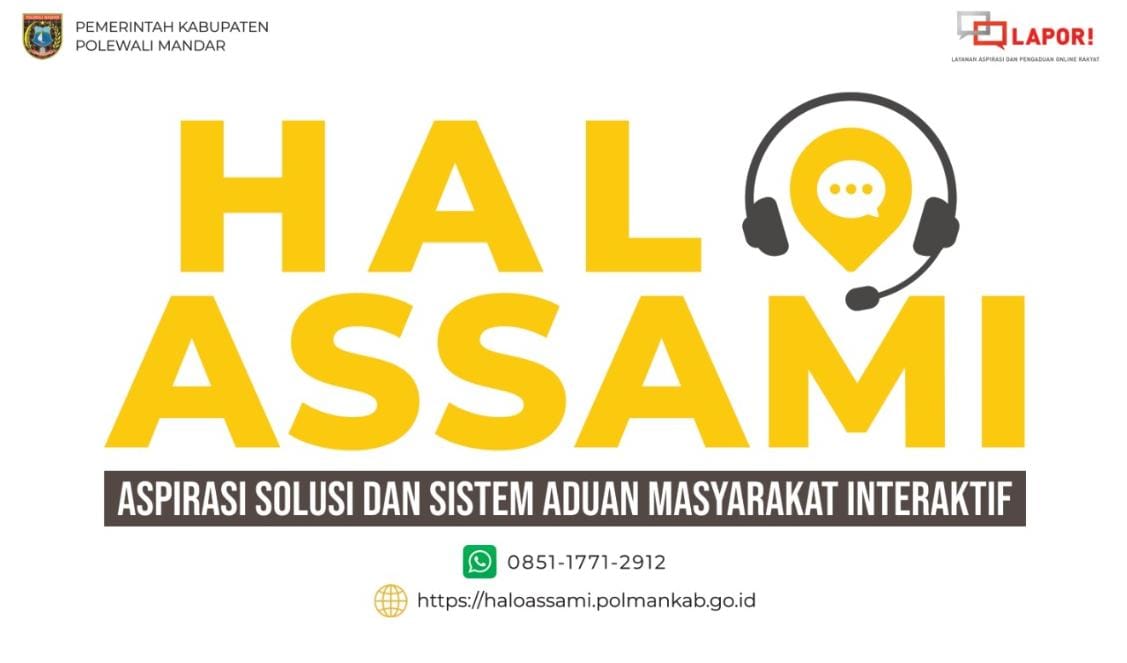 Spesial HUT Polman ke-66, Aplikasi Halo Assami Resmi Diluncurkan