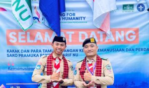 Wujudkan Perdamaian Global, Dua Mahasiswa UI DDI AG. H. ABDURRAHMAN AMBO DALLE Wakili Indonesia di Kemah Internasional Pandu Ma’arif NU