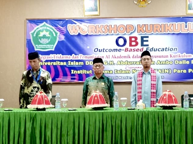 Universitas Islam DDI AG. H. Abdurrahman Ambo Dalle Sukses Gelar Workshop Kurikulum OBE, Hadirkan Pakar dari IAIN Parepare