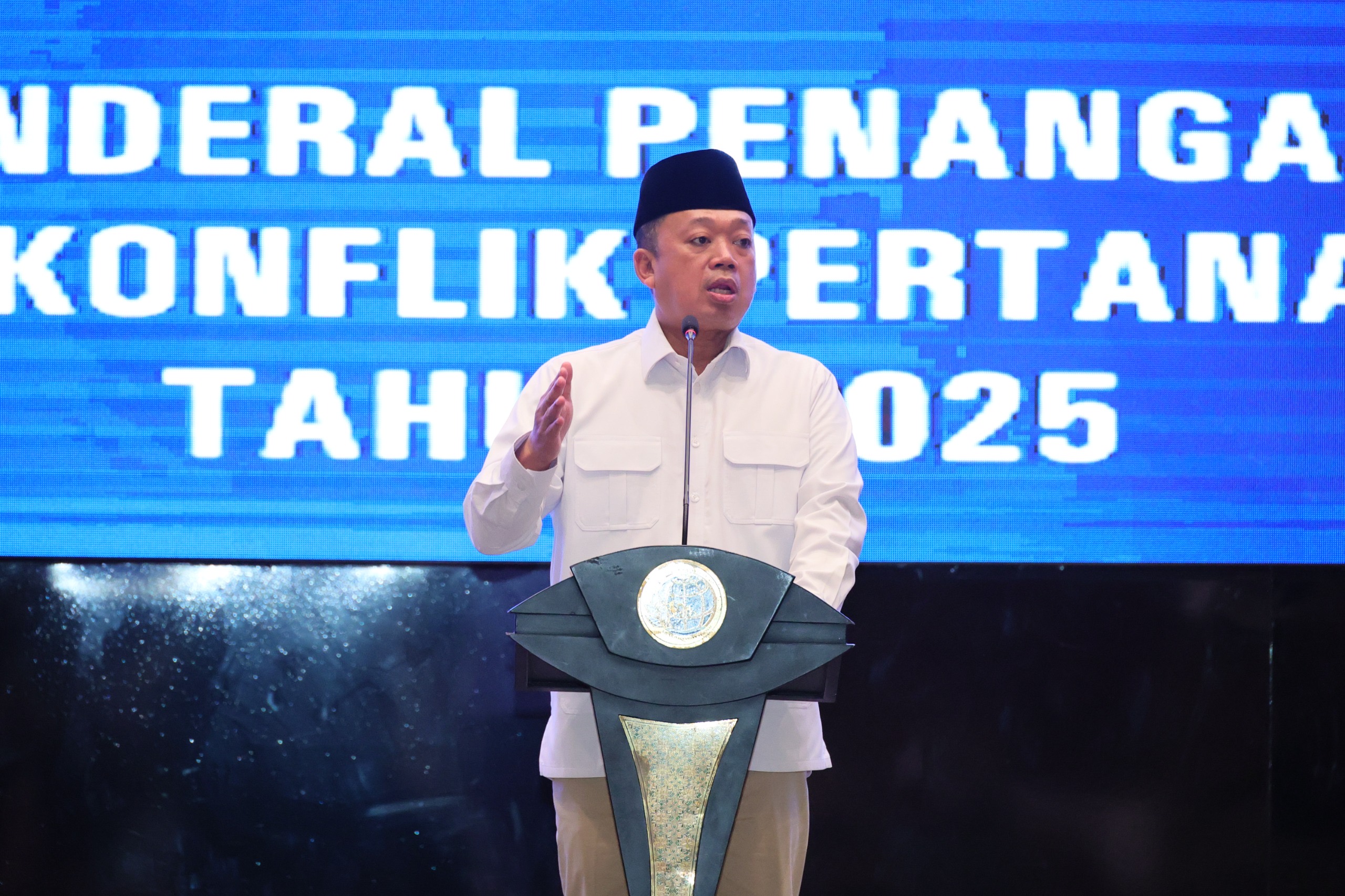 Menteri Nusron Ajak Seluruh Aparat Hukum Pererat Kolaborasi Berantas Mafia Tanah hingga ke Desa