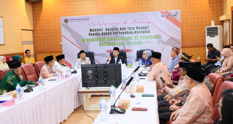 Percepatan Sertipikasi Tanah Wakaf di Kalteng, Menteri ATR/BPN Tekankan: “Jangan Sampai Rumah Tuhan Tak Terurus”