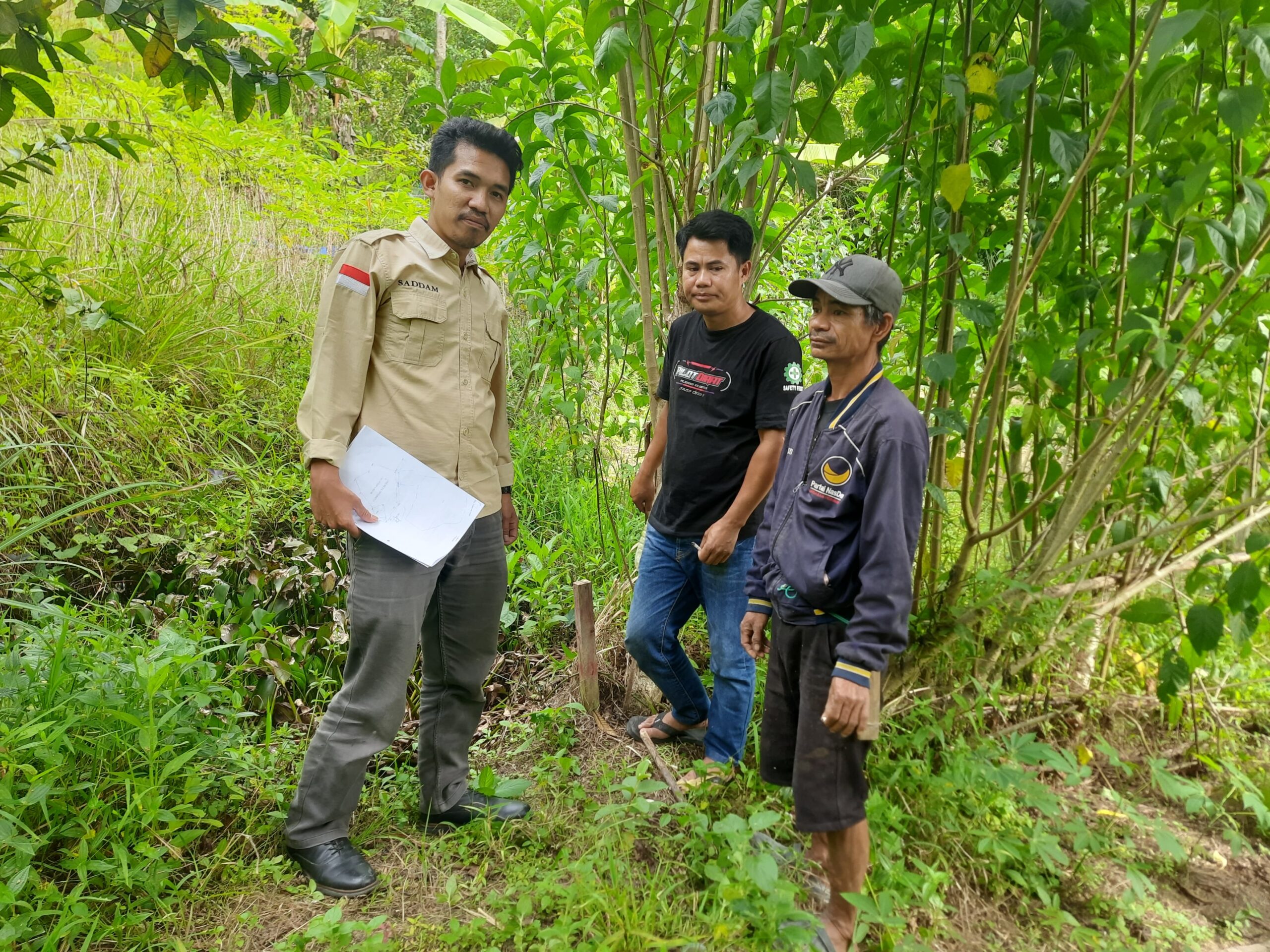 PENINJAUAN LAPANG PANITIA A UNTUK KEPASTIAN HUKUM PERTANAHAN DI BOMBONG LAMBE