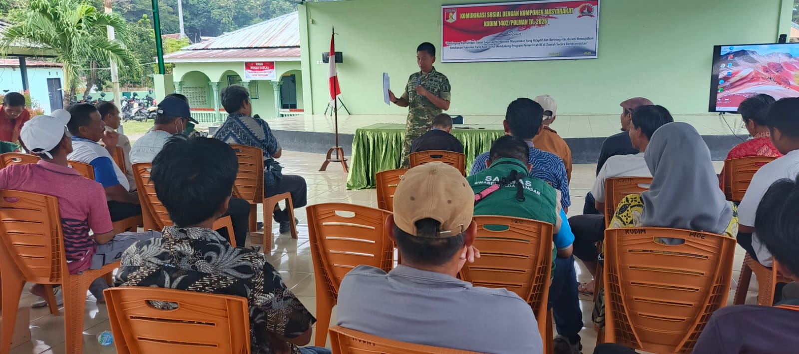 Dandim 1402/Polman Bahas Optimalisasi Pertanian Bersama Gapoktan dan Penyuluh