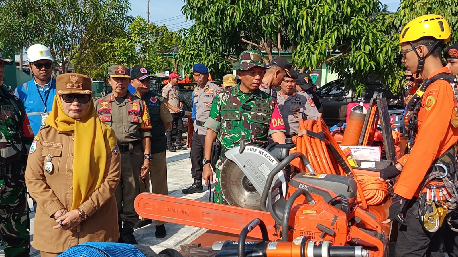 Apel Kesiapsiagaan Bencana, Kodim 1402/Polman Satukan Unsur TNI-Polri dan OPD