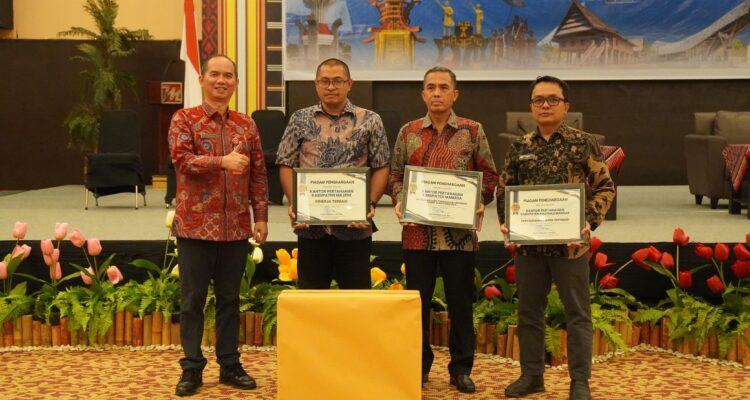 MAMASA BERBINAR: Kantor Pertanahan Raih Penghargaan di Tingkat Provinsi