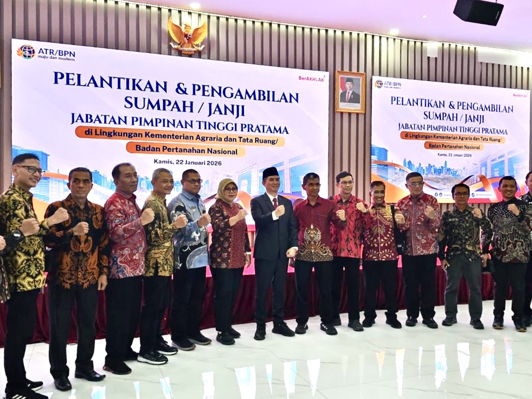 MANTAP! Eks Kepala Kantah Mamasa, Budi Kristiyana, Resmi Pimpin Kanwil BPN Kalsel