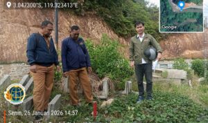 Kantor Pertanahan Mamasa Tinjau Lokasi, Dukung Percepatan Izin Gudang Bulog Strategis