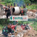 Sinergi TNI-Masyarakat Diperkuat, Sasaran Fisik TMMD Ke-127 di Polman Mulai Dikerjakan