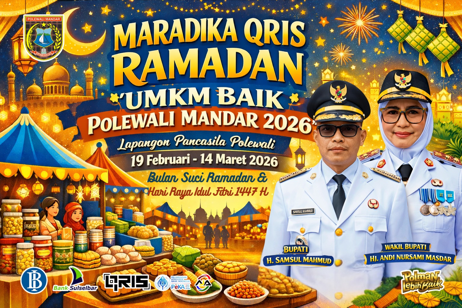 Lebih Higienis, Lebih Digital, Wajah Baru Ngabuburit di Polewali Mandar