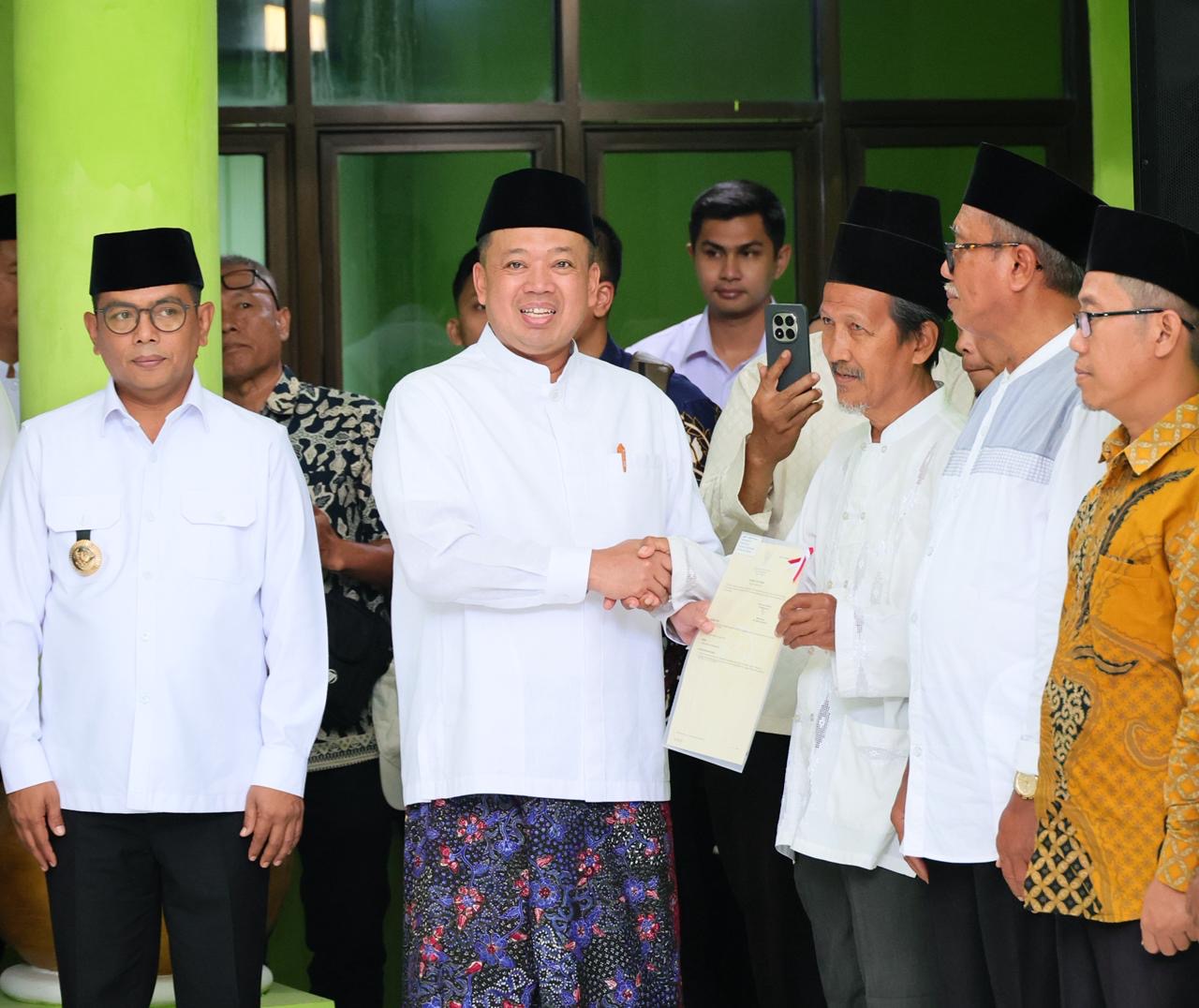 Momen Bersejarah di Banten: Menteri ATR/BPN Ajak Ormas Keagamaan “Keroyok” Sertipikasi Tanah Wakaf