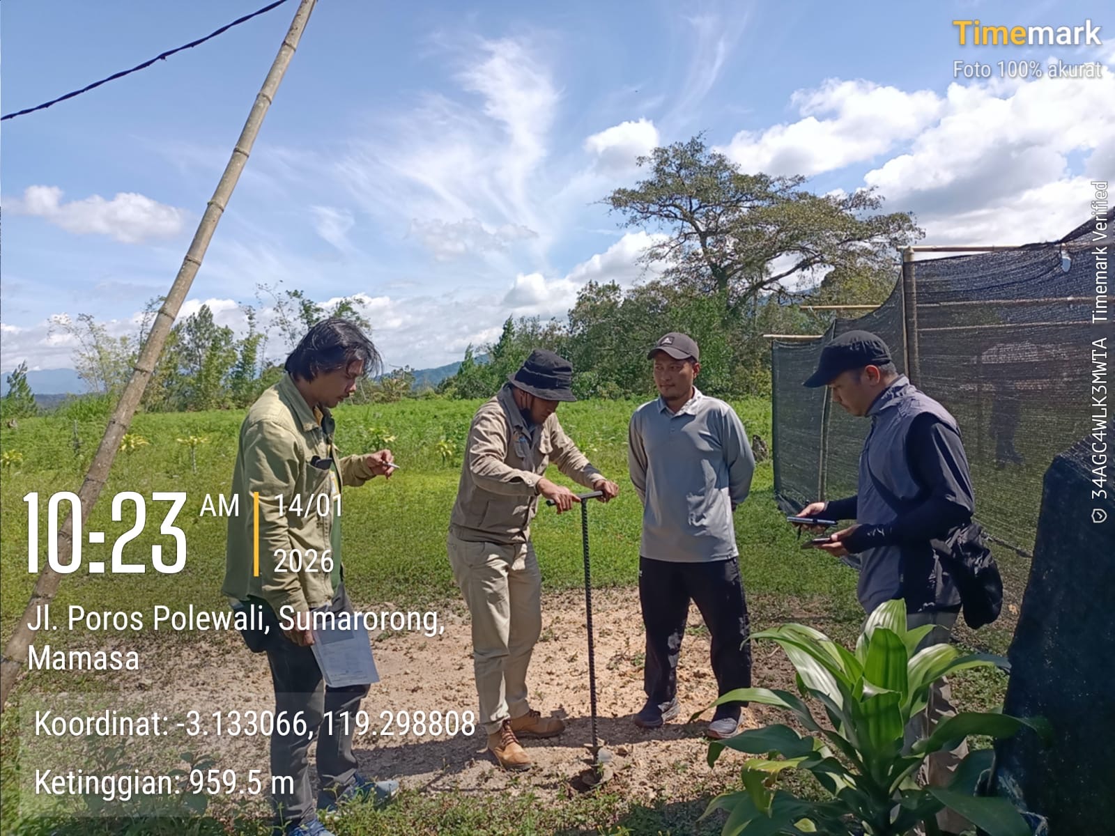 Peninjauan Lapangan PKKPR PT. Hutani Jaya Sejahtera Tegakkan Prinsip Kesesuaian Tata Ruang dan Pembangunan Berkelanjutan di Sumarorong