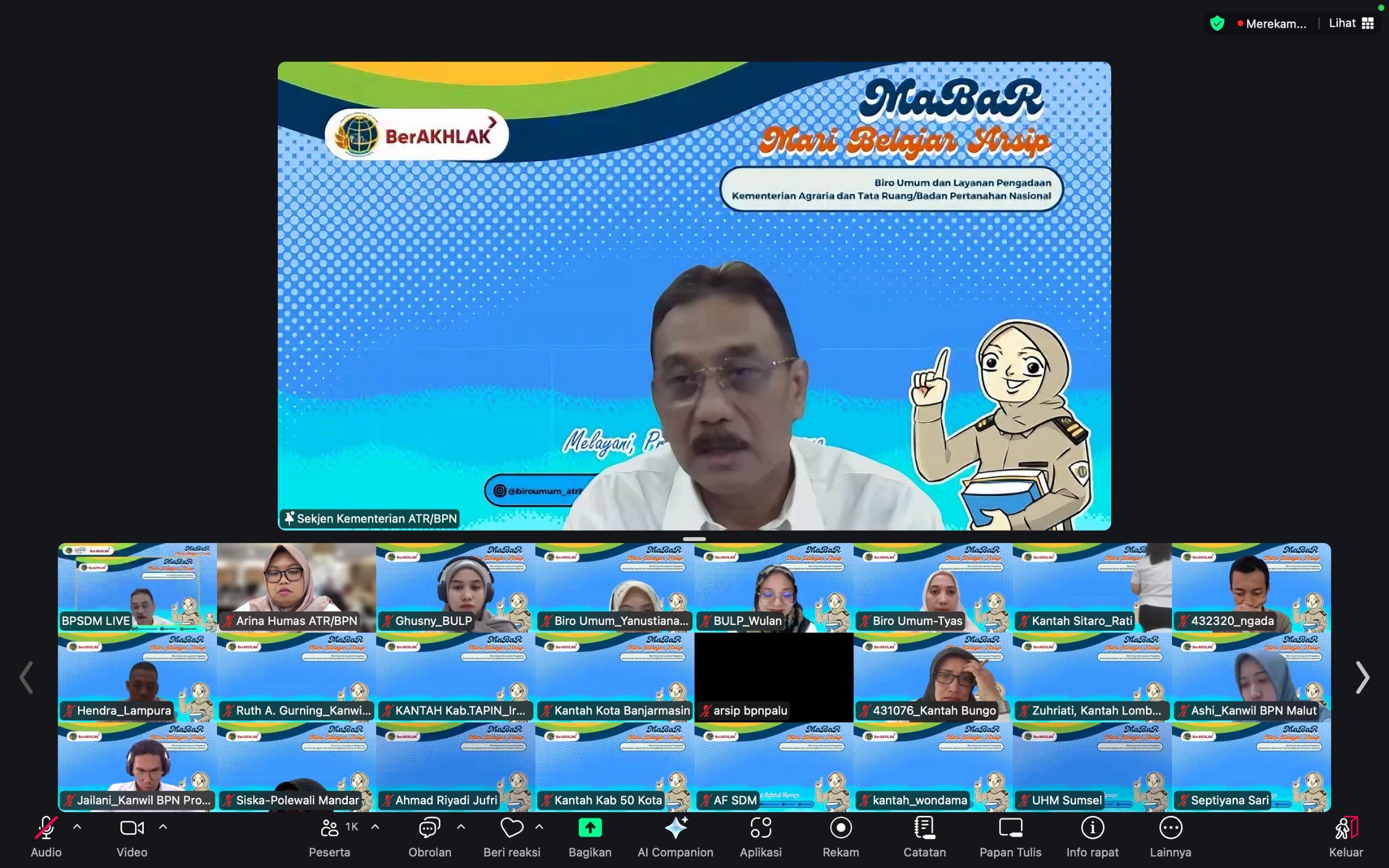 Sekjen ATR/BPN Tegaskan: Arsip adalah Nyawa Pelayanan Pertanahan