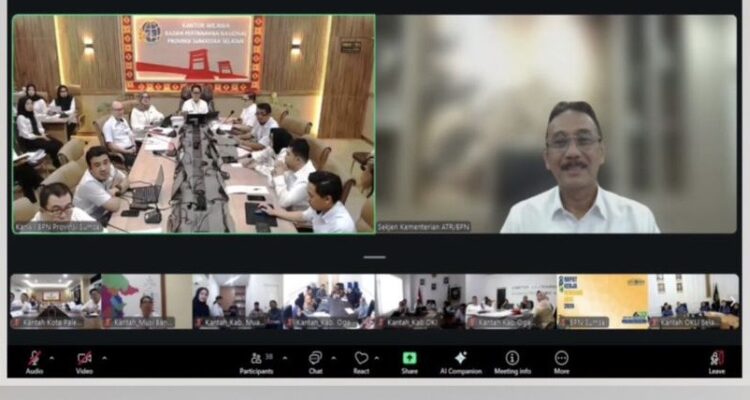 Pesan Penting Sekjen ATR/BPN untuk Jajaran Sumsel: Tiga Instrumen Ini Jadi Penentu Sukses Pemimpin
