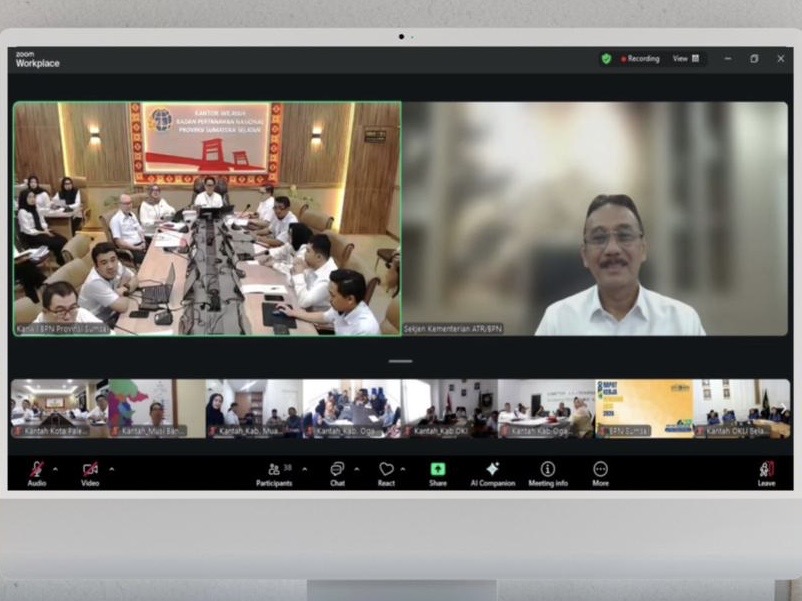 Pesan Penting Sekjen ATR/BPN untuk Jajaran Sumsel: Tiga Instrumen Ini Jadi Penentu Sukses Pemimpin