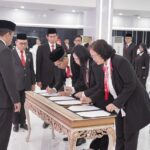 *Menteri ATR/Kepala BPN Lantik 84 Pejabat Administrator, Bentuk Reformasi SDM dan Rotasi Jabatan*