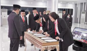 *Menteri ATR/Kepala BPN Lantik 84 Pejabat Administrator, Bentuk Reformasi SDM dan Rotasi Jabatan*