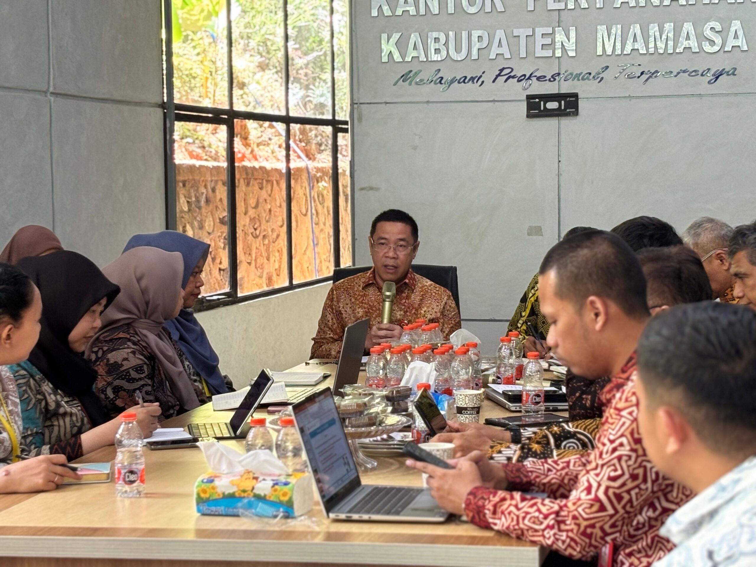 Kantor Pertanahan Mamasa Dapat Kunjungan Kerja dari Kanwil BPN Sulbar: Arahan soal Pelayanan hingga Integritas