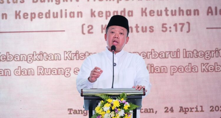 Bukan Cuma Yesus yang Bangkit, Menteri Nusron: Bangsa Indonesia Juga Butuh Paskah!