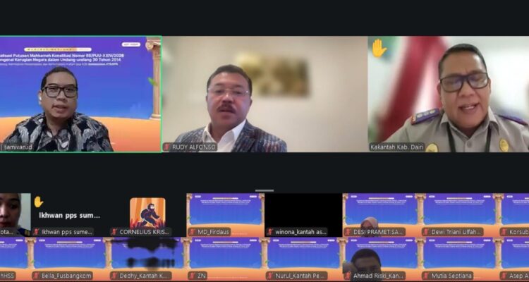 Pahami Putusan MK Soal Kerugian Negara, Sekjen ATR/BPN Imbau Jajaran Tak Ragu Ambil Keputusan
