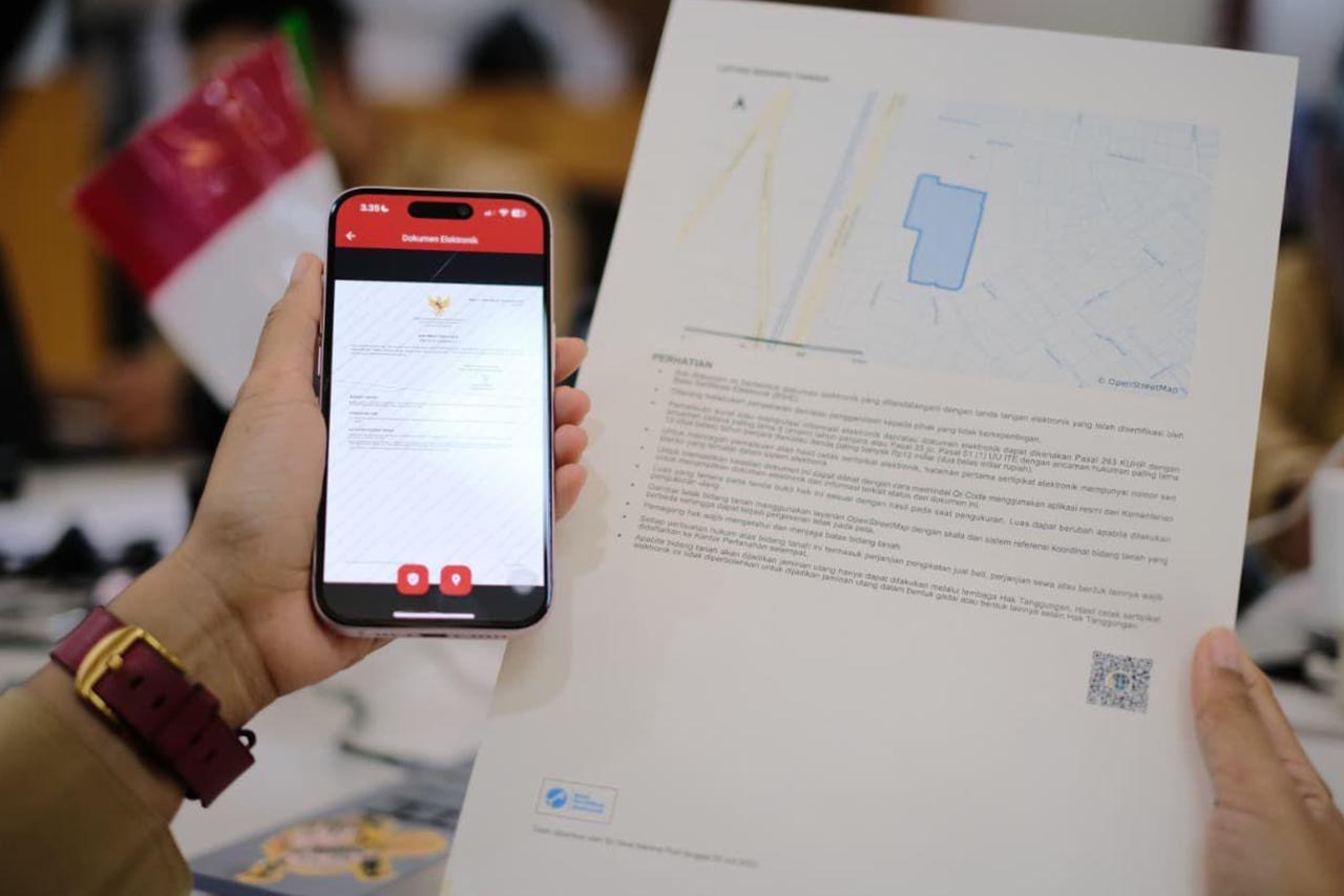 Layanan Pertanahan Era Digital, Lebih Mudah Pantau Berkas Lewat Aplikasi Sentuh Tanahku
