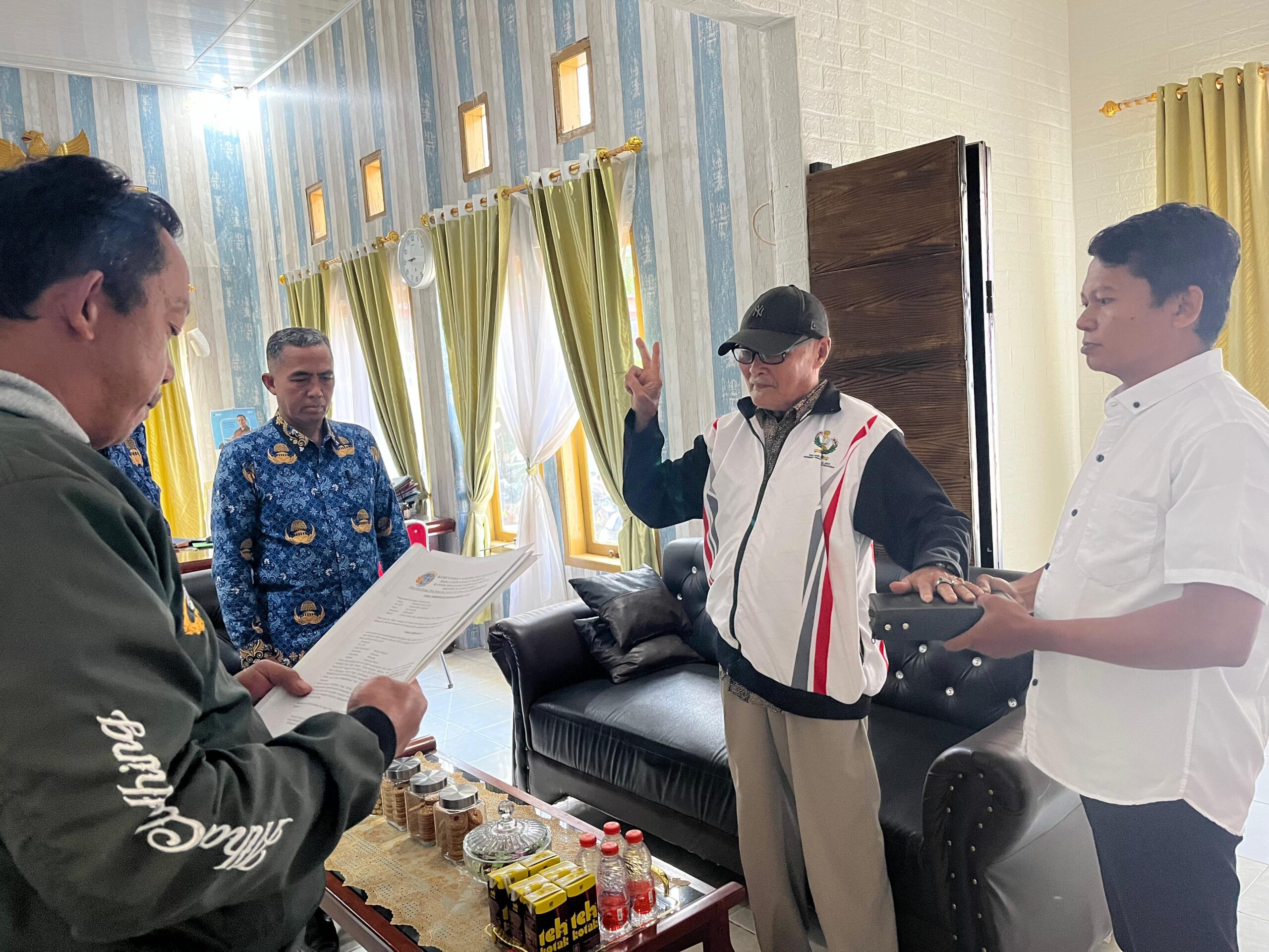 Pemohon Kehilangan Sertipikat Tanah Jalani Sumpah di Kantor Pertanahan Mamasa
