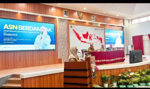 Wabub Hj. Andi Nursami Masdar, Soroti Tanggung Jawab ASN di Era Digital*  Makassar – Hj. Andi Nursami Masdar