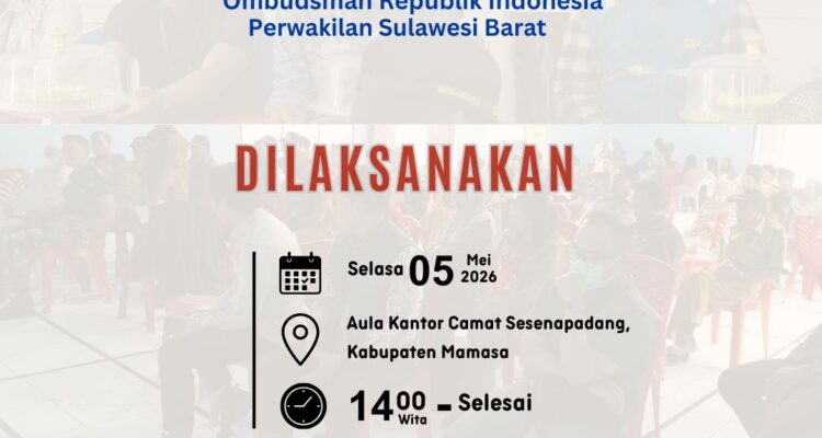 Mendekat ke Warga, Ombudsman Sulbar Akan Buka Posko Aduan di Sesenapadang, Mamasa