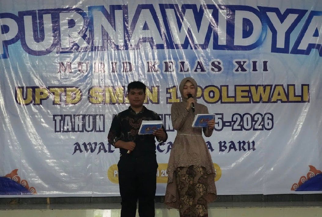 SMAN 1 Polewali Gelar Purnawidya Angkatan 2026 di Gedung Gadis