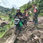 Pasca Longsor Matngnga, TNI Bersama BPBD dan Polri Terus Buka Akses Bagi Warga