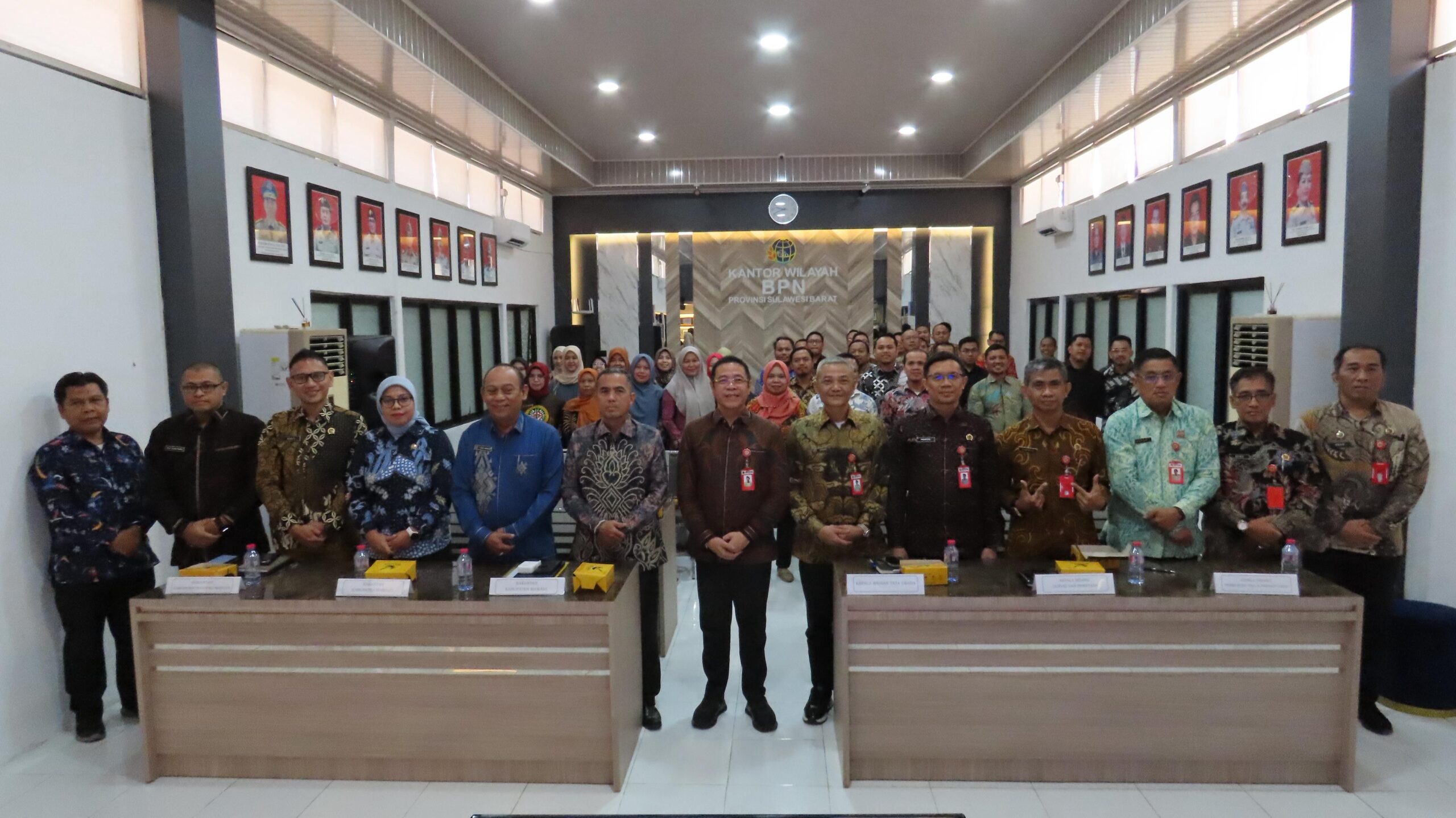 Kepala Kantah Mamasa Ikuti Monev Kinerja di Kanwil BPN Sulbar
