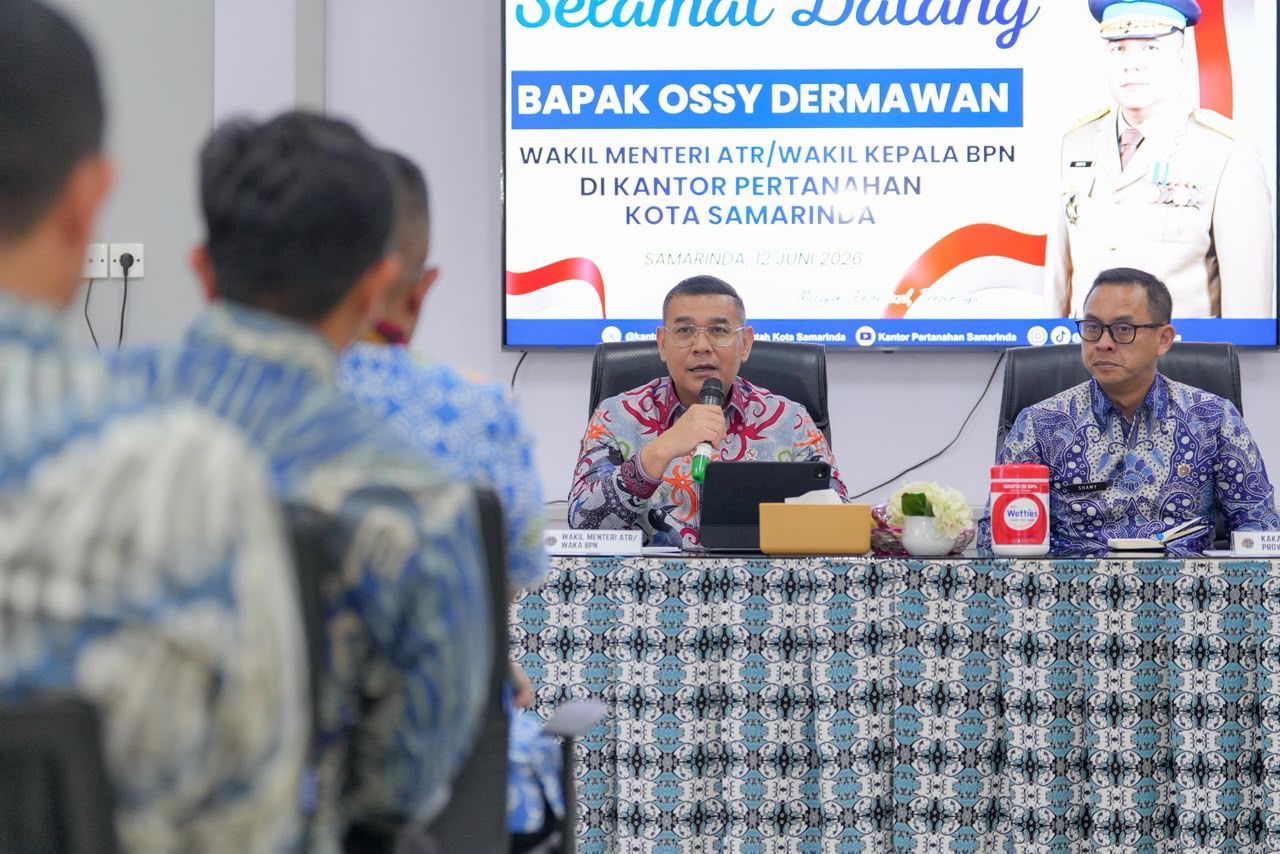 Wamen Ossy Tegaskan ATR/BPN Harus Jadi Solusi Pembangunan di IKN dan Kaltim