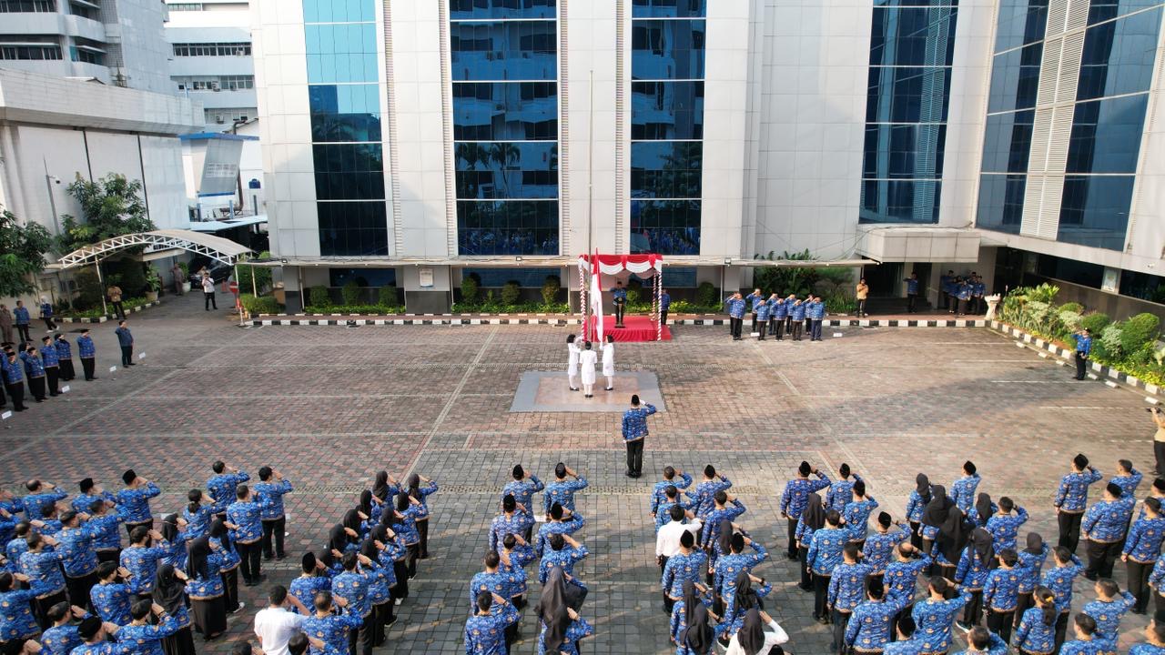 Jadi Simbol Nilai Luhur, Kementerian ATR/BPN Laksanakan Upacara Hari Lahir Pancasila