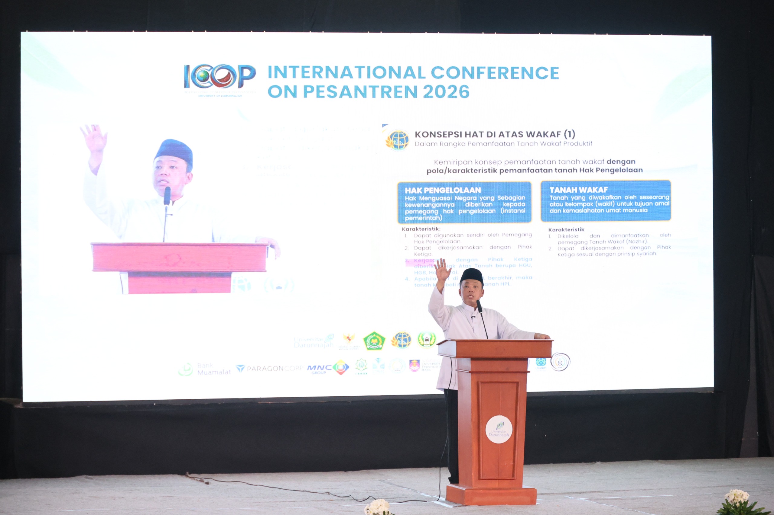 Menteri Nusron di ICOP 2026: Sertipikat Tanah Wakaf Benteng Lindungi Aset Umat