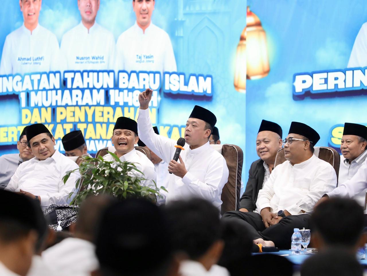 Peringati Tahun Baru Islam 1448 H, Menteri Nusron Ajak Masyarakat Berhijrah Menuju Perbaikan