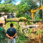 Rampungkan Jembatan Perintis Garuda, TNI Bangun Tujuh Jembatan Armco di Polman