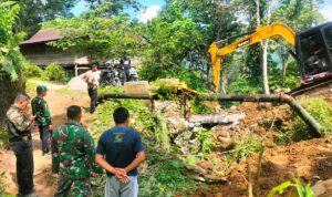 Rampungkan Jembatan Perintis Garuda, TNI Bangun Tujuh Jembatan Armco di Polman