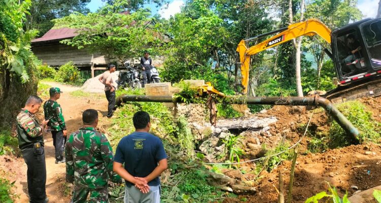 Rampungkan Jembatan Perintis Garuda, TNI Bangun Tujuh Jembatan Armco di Polman