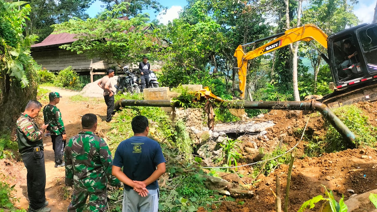 Rampungkan Jembatan Perintis Garuda, TNI Bangun Tujuh Jembatan Armco di Polman