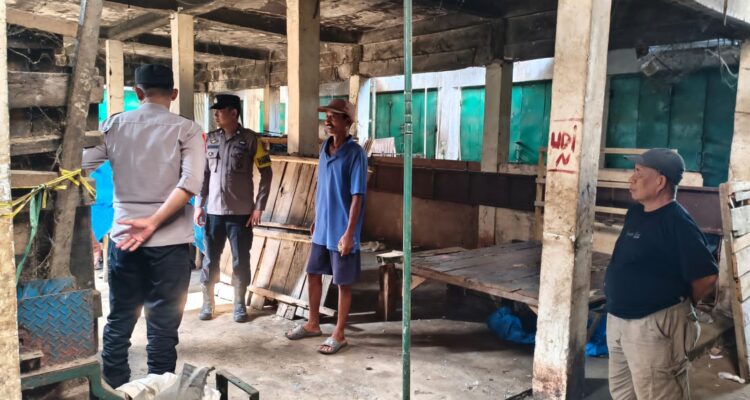 Polsek Urban Wonomulyo Gerak Cepat, Datangi Pasar Ikan Usai Motor Pedagang Raib