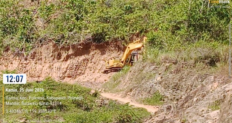 DLHK Polman Tinjau Lokasi Tambang Ilegal di Kelurahan Darma, Aktivis Soroti Sikap Pemerintah, Polres Polman Harap Bertindak 