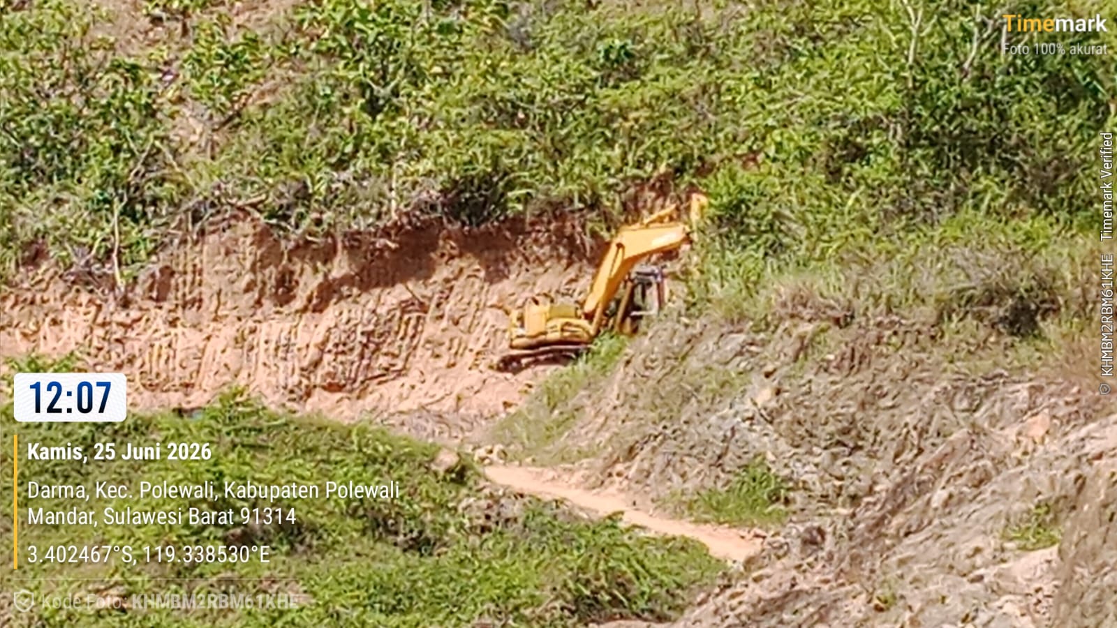 DLHK Polman Tinjau Lokasi Tambang Ilegal di Kelurahan Darma, Aktivis Soroti Sikap Pemerintah, Polres Polman Harap Bertindak 