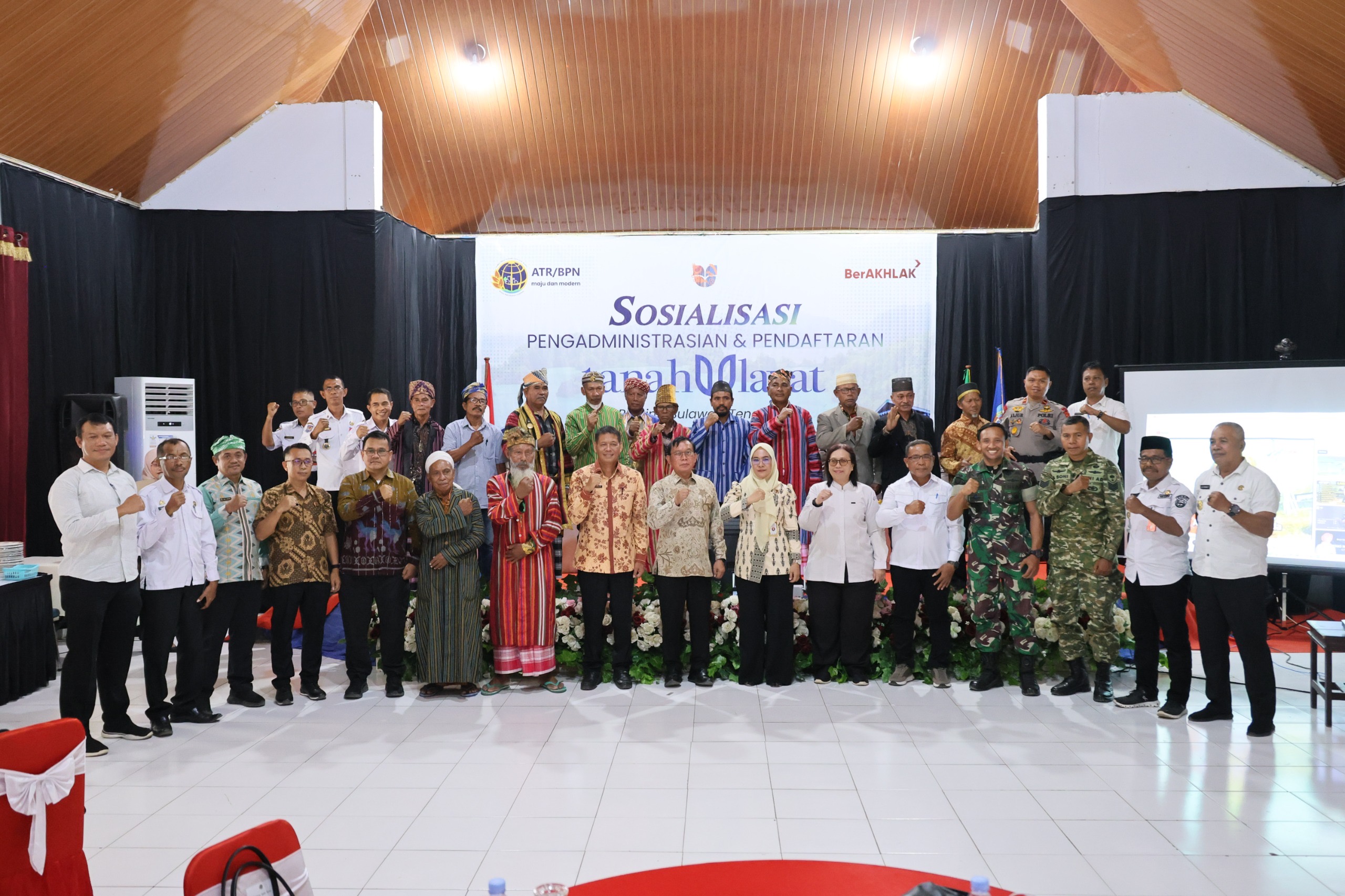 Sosialisasi Pengadministrasian dan Pendaftaran Tanah Ulayat, Bekali Masyarakat Hukum Adat Buton Selatan Soal Tahapan Sertipikasi