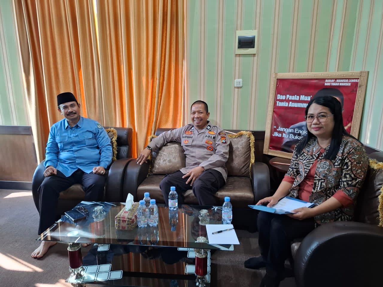Perkuat Sinergitas, Sat Binmas Polres Polman Kunjungi Kemenag Polman