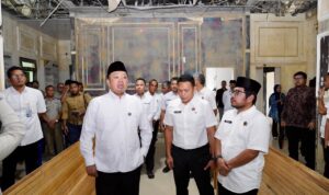 Menteri Nusron Tinjau Kantah Kabupaten Aceh Tamiang Pascabencana Hidrometeorologi Sumatera 2025