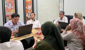 Kantor Pertanahan Mamasa Ikuti Rapat Monitoring dan Evaluasi Kinerja Triwulan II