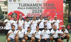 Bangun Soliditas Melalui Olahraga, Kementerian ATR/BPN Berpartisipasi dalam Turnamen Tenis Piala Gubernur DKI Jakarta 2026