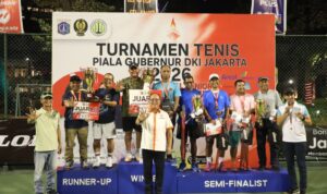Kementerian ATR/BPN Raih Juara II Beregu Turnamen Tenis Piala Gubernur DKI Jakarta 2026